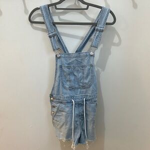 American Eagle High Rise Tomgirl Shortalls
